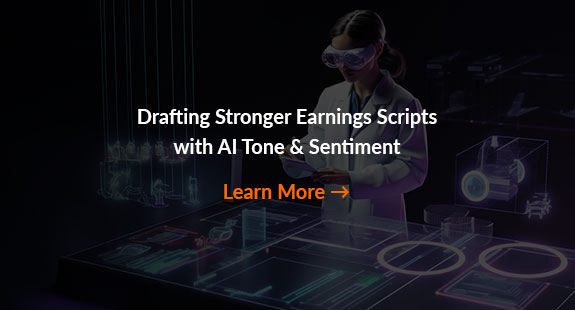 Script Dragting Drafting Stronger Earnings Scripts with AI Tone & Sentiment - CriticalRiver